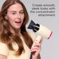 Infiniti PRO CONAIR LED Infrared Hair Dryer with Dual Ion Ceramic Technology, Anti-Frizz Ionic Blow Dryer, 3 Heat 3 Speed Settings, Professional Diffuser, White