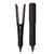 slopehill 2-in-1 Hair Straightener and Blow Dryer, Professional Flat Iron with High-Speed Airflow Technology for Straight, Smooth Hair (Black)