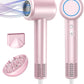 Hair Dryer, High-Speed Ionic Low Noise Blow Dryer with Brushless Motor for Fast Drying, Thermo-Control Quiet Compact Hair Blow Dryer with Magnetic Diffuser for Curly Hair for Home Travel Salon