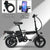 Electric Bike 48V Battery, Brushless Motor, 15-20MPH, Folding Electric Bicycle for Adults, Lightweight Commuter E-Bike with Removable Lithium Battery, Suitable for Urban Commuting, The Best Choice for A Gift, Easy Assemble, Portable Compact Design