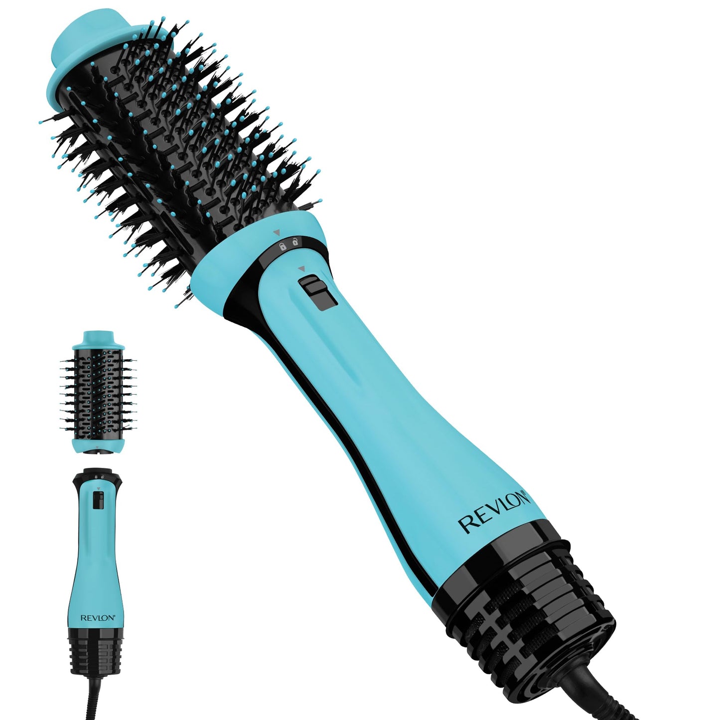 REVLON One Step Volumizer Plus Hair Dryer and Styler | More Volume, Less Damage, and More Styling Control for Easy and Fast Salon-Style Blowouts, Plus Travel Friendly (Black)