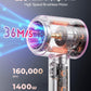 Hair Dryer, 160000RPM with 500M Ionic Negative, Blow Dryer with Diffuser, Fast Drying Hairdryer for Women and Men, Thermo-Control Lightweight Quiet for Curly Hair, Home Travel Salon