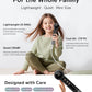 Mini Hair Dryer, Ultra Lightweight 267g Compact Travel Hair Dryer, Ionic Blow Dryer with 500M Negative Ions & NTC Heat Control, 110,000 RPM Brushless Motor High Speed Hair Dryers