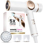 ELLA BELLA® Professional Ionic Hair Dryer with Diffuser • Negative Ion Blow Dryer • Suitable All Hair Types • Intelligent Heat Control & Rapid Drying Speeds • Lightweight Design • Low Noise Technology