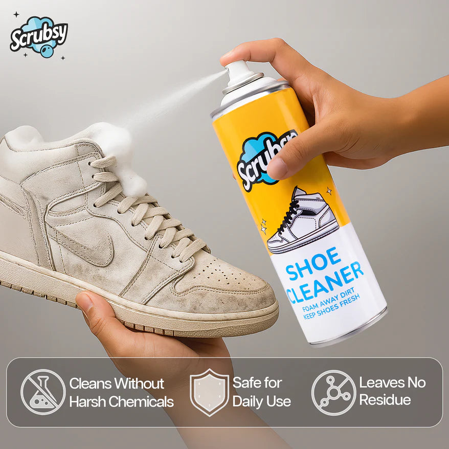 Foam-Based Footwear Cleaner (Free Cleaning Brush) (Pack of 2)