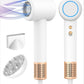 Hair Dryer, High-Speed Ionic Low Noise Blow Dryer with Brushless Motor for Fast Drying, Thermo-Control Quiet Compact Hair Blow Dryer with Magnetic Diffuser for Curly Hair for Home Travel Salon