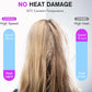 aowoka Hair Dryer, 160000 RPM Professional High Speed Ionic Blow Dryer 500 Million Negative Ions & Heat-Control & Low Noise Hairdryer for Faster Drying, No Heat Damage, Travel with Diffuser（Grey）