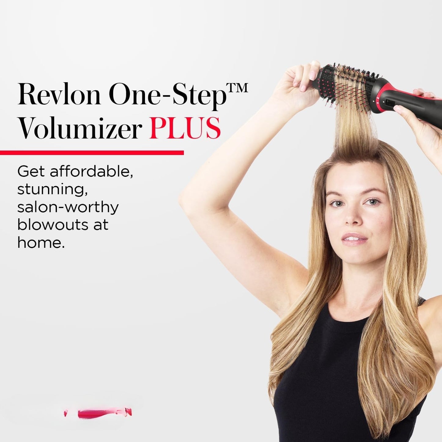 REVLON One Step Volumizer Plus Hair Dryer and Styler | More Volume, Less Damage, and More Styling Control for Easy and Fast Salon-Style Blowouts, Plus Travel Friendly (Black)