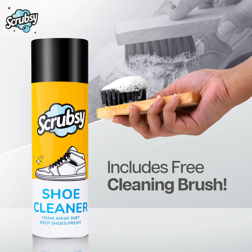 Foam-Based Footwear Cleaner (Free Cleaning Brush) (Pack of 2)