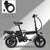 Electric Bike 48V Battery, Brushless Motor, 15-20MPH, Folding Electric Bicycle for Adults, Lightweight Commuter E-Bike with Removable Lithium Battery, Suitable for Urban Commuting, The Best Choice for A Gift, Easy Assemble, Portable Compact Design