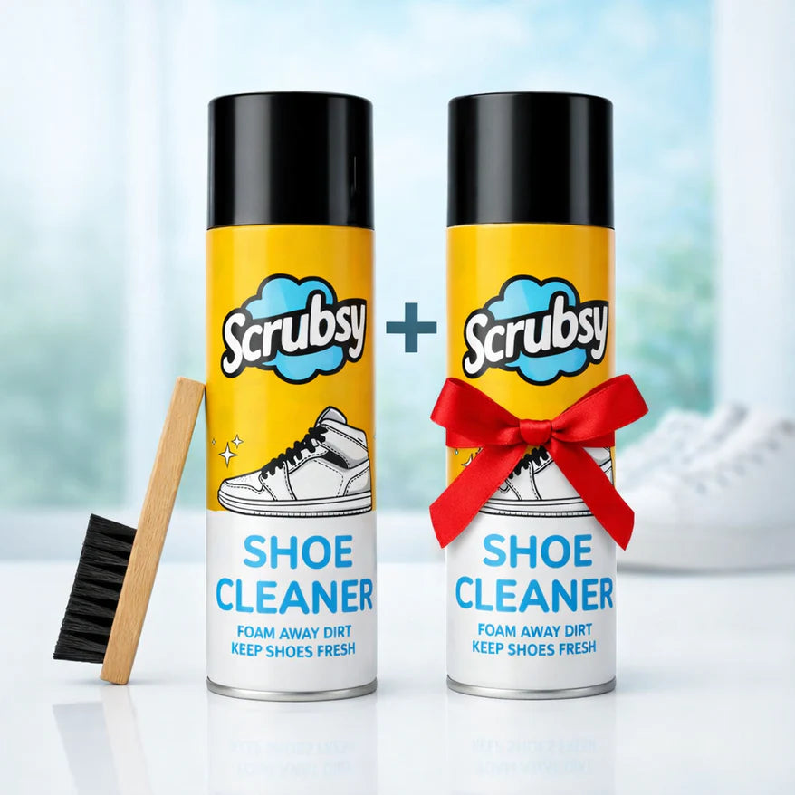 Foam-Based Footwear Cleaner (Free Cleaning Brush) (Pack of 2)