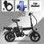 Electric Bike 48V Battery, Brushless Motor, 15-20MPH, Folding Electric Bicycle for Adults, Lightweight Commuter E-Bike with Removable Lithium Battery, Suitable for Urban Commuting, The Best Choice for A Gift, Easy Assemble, Portable Compact Design