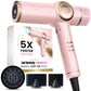 ELLA BELLA® Professional Ionic Hair Dryer with Diffuser • Negative Ion Blow Dryer • Suitable All Hair Types • Intelligent Heat Control & Rapid Drying Speeds • Lightweight Design • Low Noise Technology