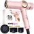 ELLA BELLA® Professional Ionic Hair Dryer with Diffuser • Negative Ion Blow Dryer • Suitable All Hair Types • Intelligent Heat Control & Rapid Drying Speeds • Lightweight Design • Low Noise Technology