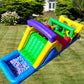 [Inflatable Obstacle Castle] Inflatable Obstacle Course Castle - Multi-Functional Obstacle Course Castle, Made of 100% Commercial-Grade PVC, Comes With a Blower for Easy Setup, Suitable for Outdoor Sports and Games